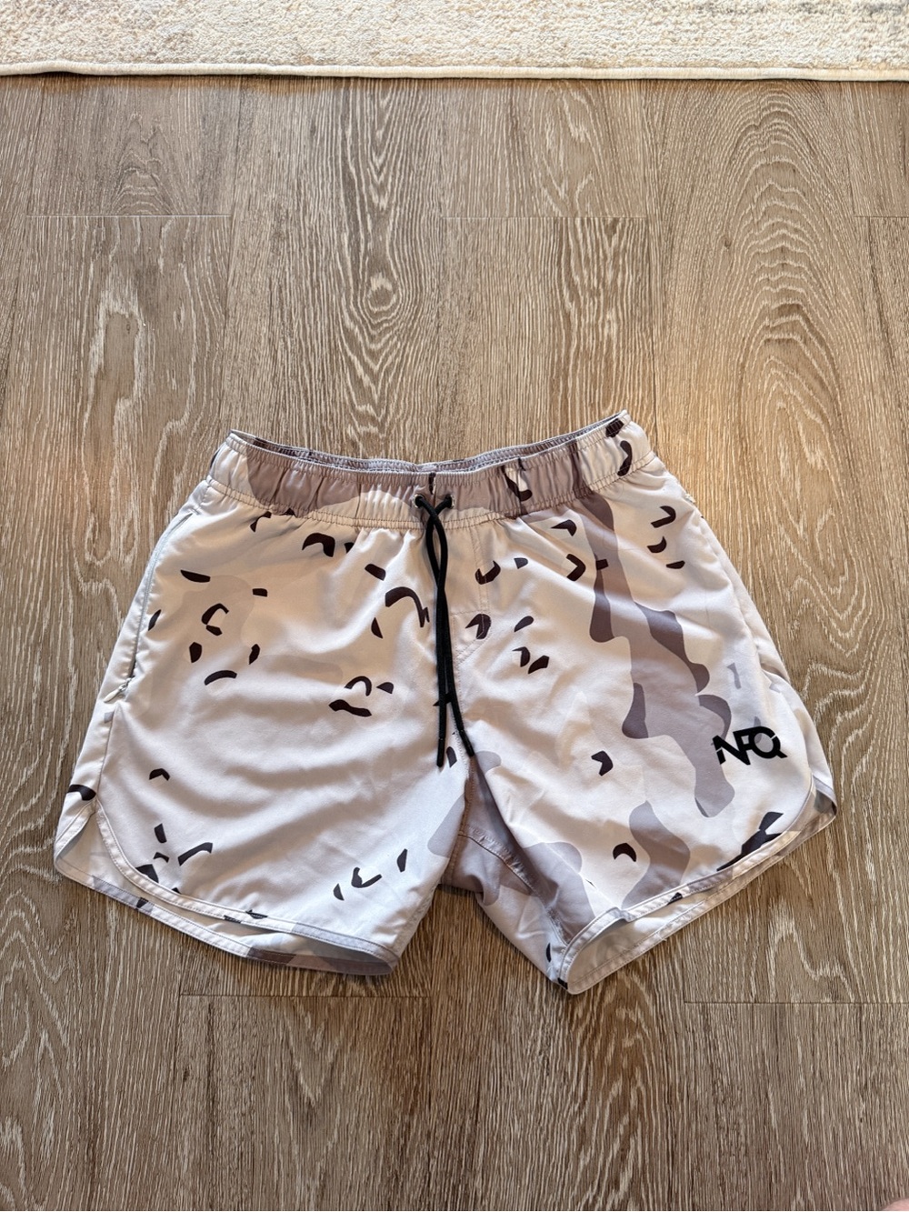 NFQ White Camo Athletic Shorts - Men’s sz. Small